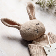 Organic Cotton Bunny Lovey - Wheat